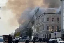 Photo of Российские военные дважды за день атаковали центр Киева дронами, удары пришлись по Академии наук и медцентру. Что известно